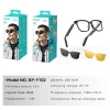 The Y102 smart glasses are suitable for cross-border day and night use, featuring air conduction, water and sweat resistance, and three functions in one lens. They are equipped with a voice assistant and touch control details Picture